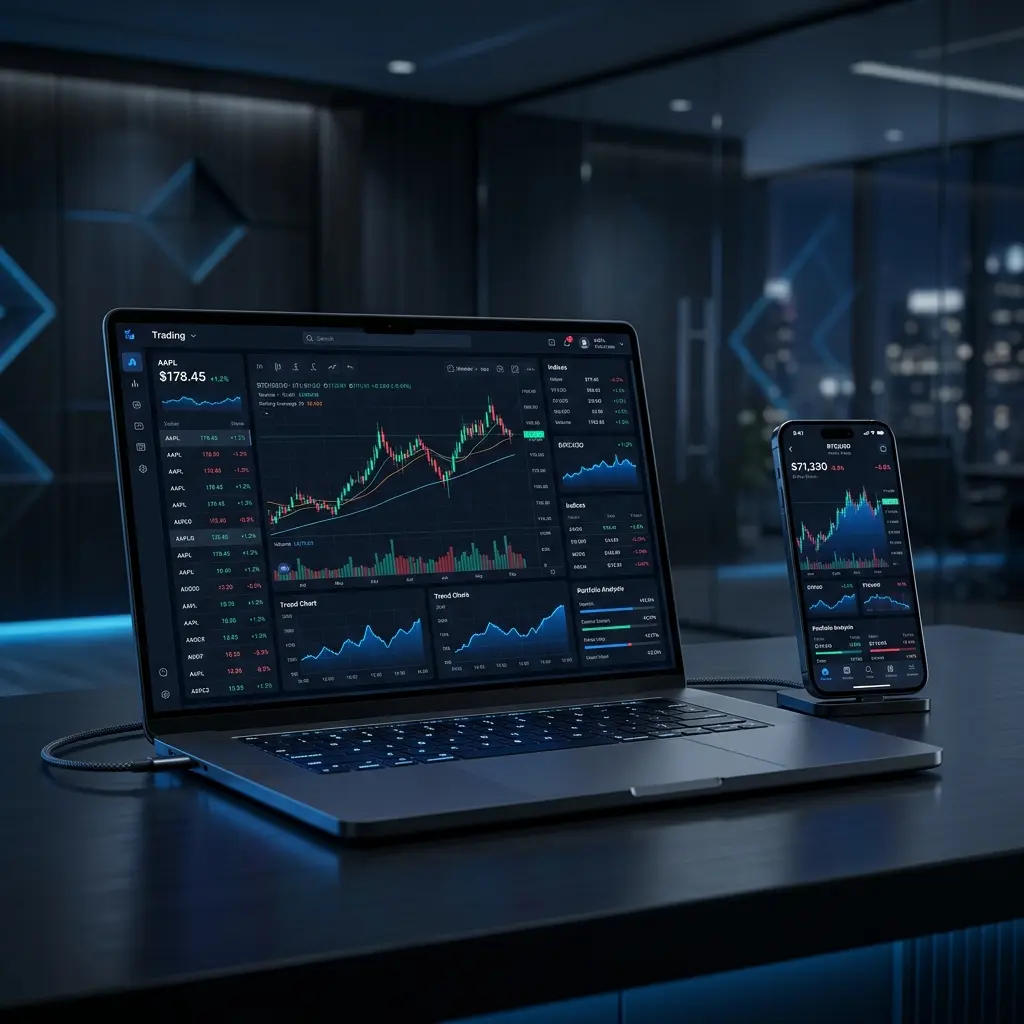 MT5 Trading Interface Mockup